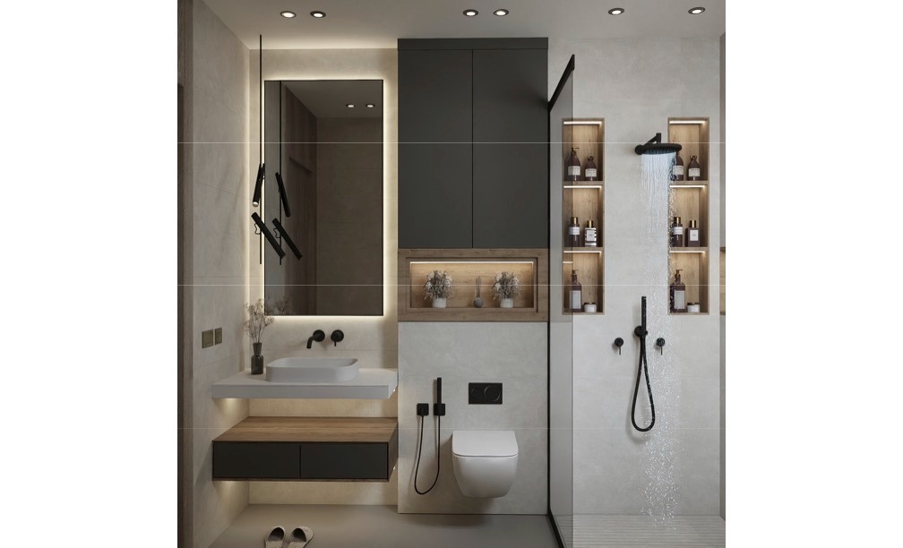 تصميم داخلي لمدخل حديث