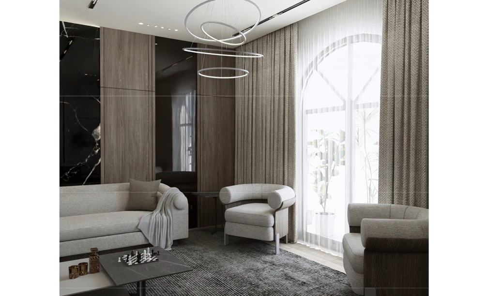 جلسة معيشة فاخرة